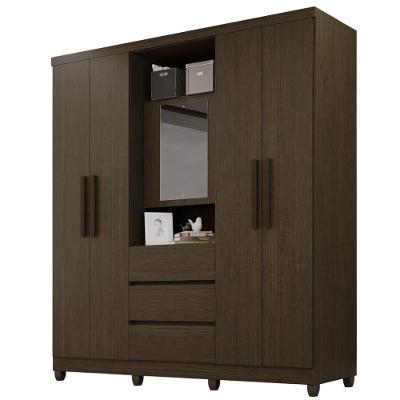 Guarda-roupa De Casal Giga 5 Portas 3 Gavetas