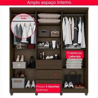 Guarda-roupa De Casal Giga 5 Portas 3 Gavetas - 9