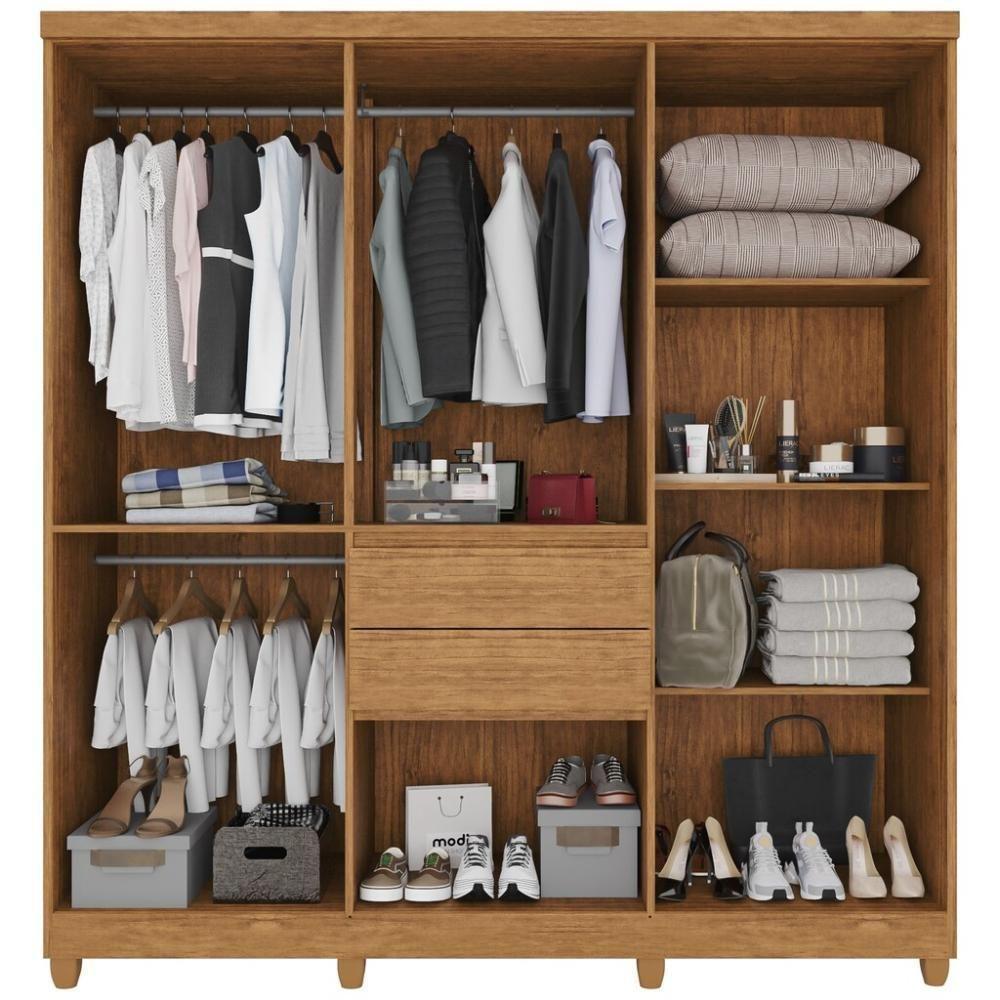 Guarda-roupa De Casal Giga Top 8 Portas 2 Gavetas - 7