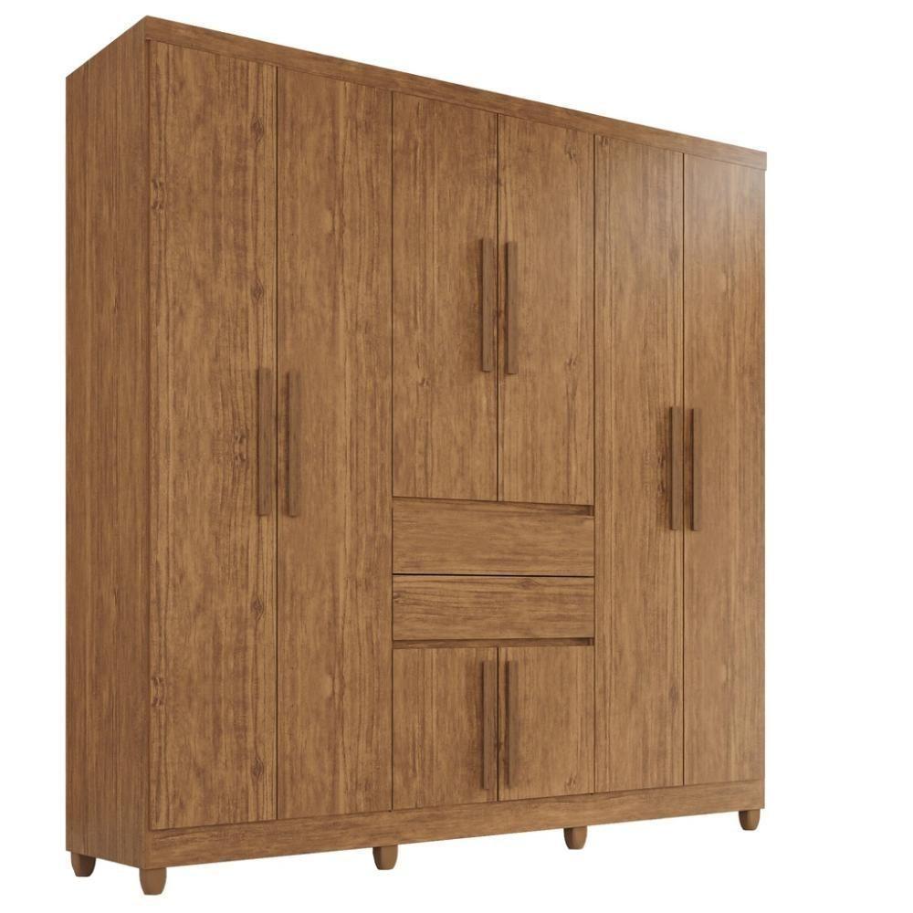 Guarda-roupa De Casal Giga Top 8 Portas 2 Gavetas - 10