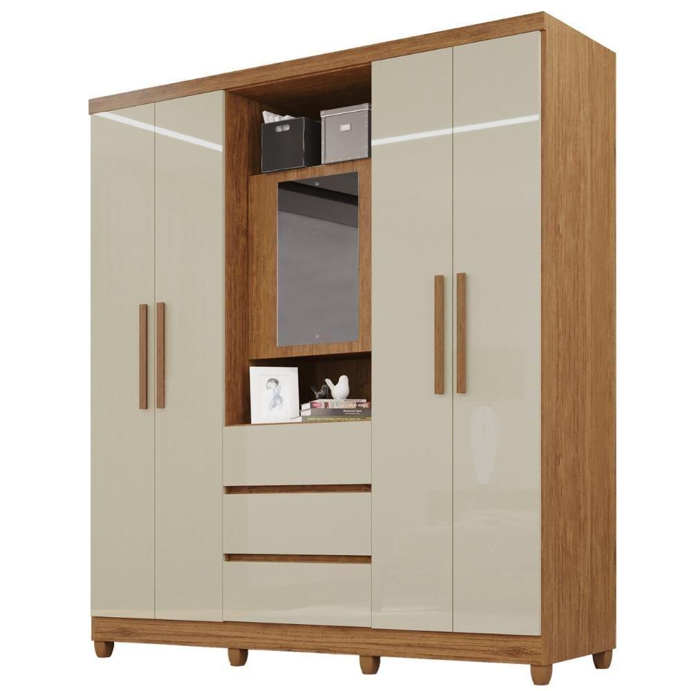 Guarda-roupa De Casal Giga 5 Portas 3 Gavetas - 1