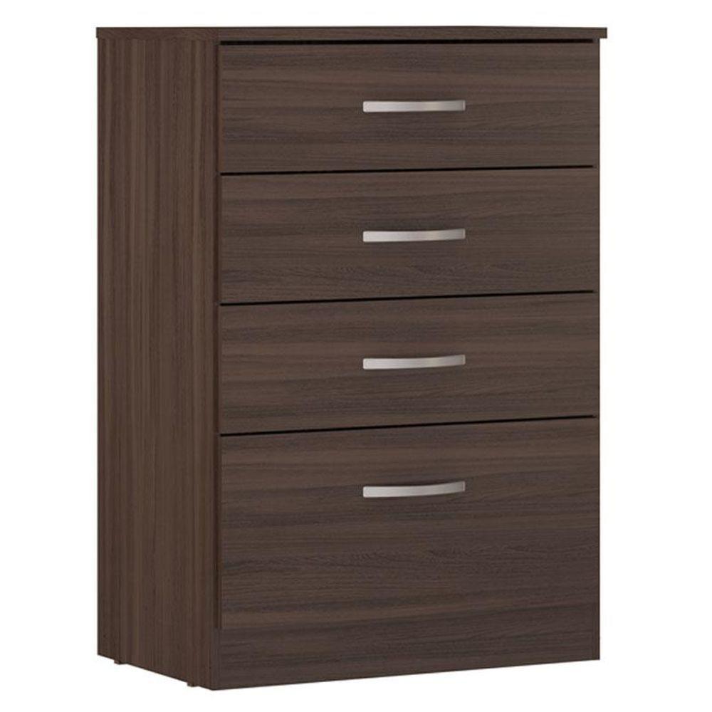 Guarda Roupa Casal Flash 2 Com Multiuso Golden Com Cômoda Astral Café - Demóbile - 8