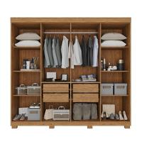 Guarda-roupa De Casal 100% Mdf 8 Portas 4 Gavetas Itália - 8