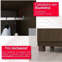 Guarda-roupa De Casal 100% Mdf 6 Portas 4 Gavetas Inglaterra Com Espelho - 5