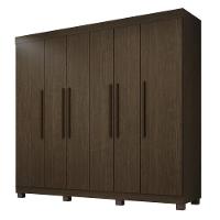 Guarda-roupa De Casal 100% Mdf 6 Portas 4 Gavetas Inglaterra - 1