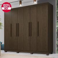 Guarda-roupa De Casal 100% Mdf 6 Portas 4 Gavetas Inglaterra - 3
