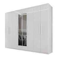 Guarda-roupa Casal 100% Mdf 8 Portas E 4 Gavetas Herrera Com Espelho - 9