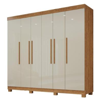 Guarda-roupa De Casal 100% Mdf 6 Portas 4 Gavetas Inglaterra