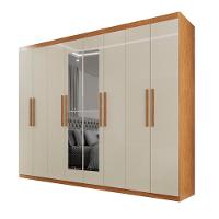 Guarda-roupa Casal 100% Mdf 8 Portas E 4 Gavetas Herrera Com Espelho - 9