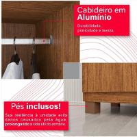 Guarda-roupa Casal 100% Mdf 6 Portas E 6 Gavetas Premium Ripado