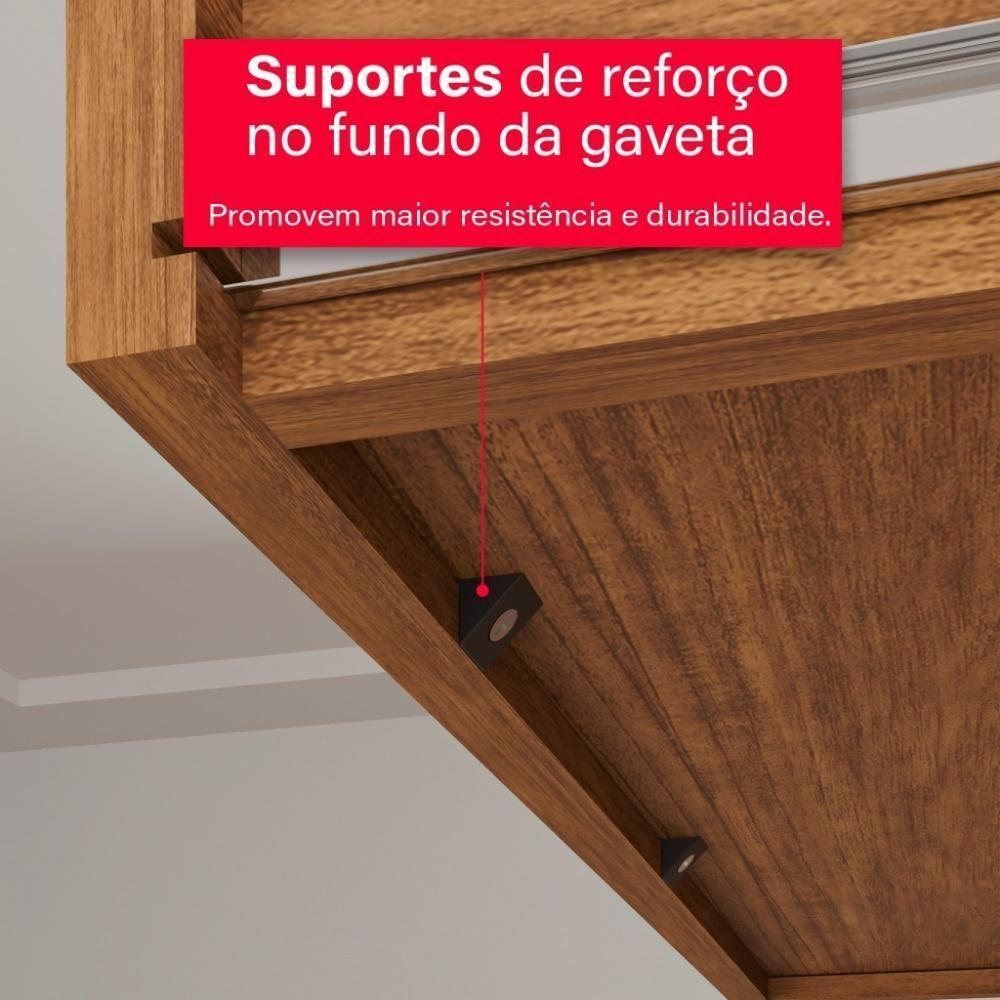 Guarda-roupa Casal 100% Mdf 6 Portas E 6 Gavetas Premium Com Espelho - 8