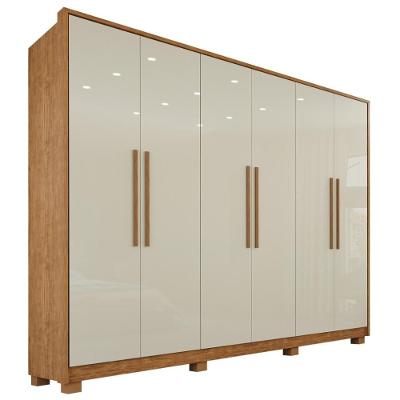 Guarda-roupa Casal 100% Mdf 6 Portas E 6 Gavetas Premium