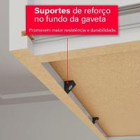Guarda-roupa Casal 100% Mdf 6 Portas E 4 Gavetas Espanha Com Espelho - 6