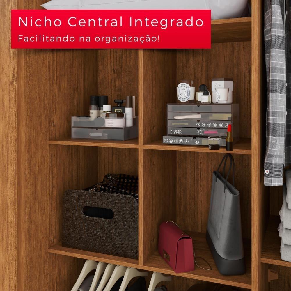 Guarda-roupa Casal 100% Mdf 6 Portas E 4 Gavetas Espanha - 6