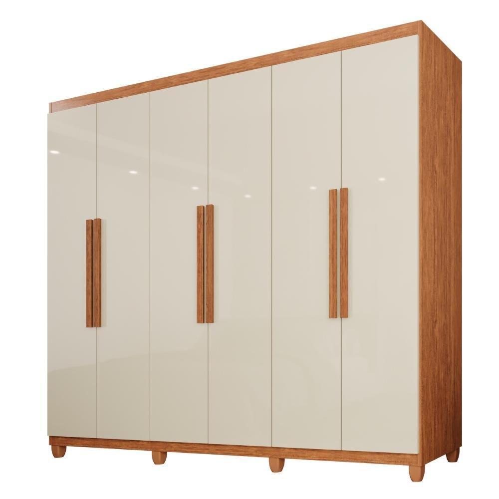 Guarda-roupa Casal 100% Mdf 6 Portas E 4 Gavetas Espanha - 1