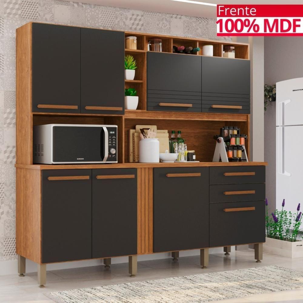 Cozinha 8 Portas 2 Gavetas Aurora - 5