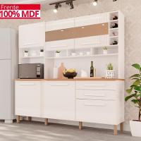 Cozinha 6 Portas 2 Gavetas ágata Com Espelho