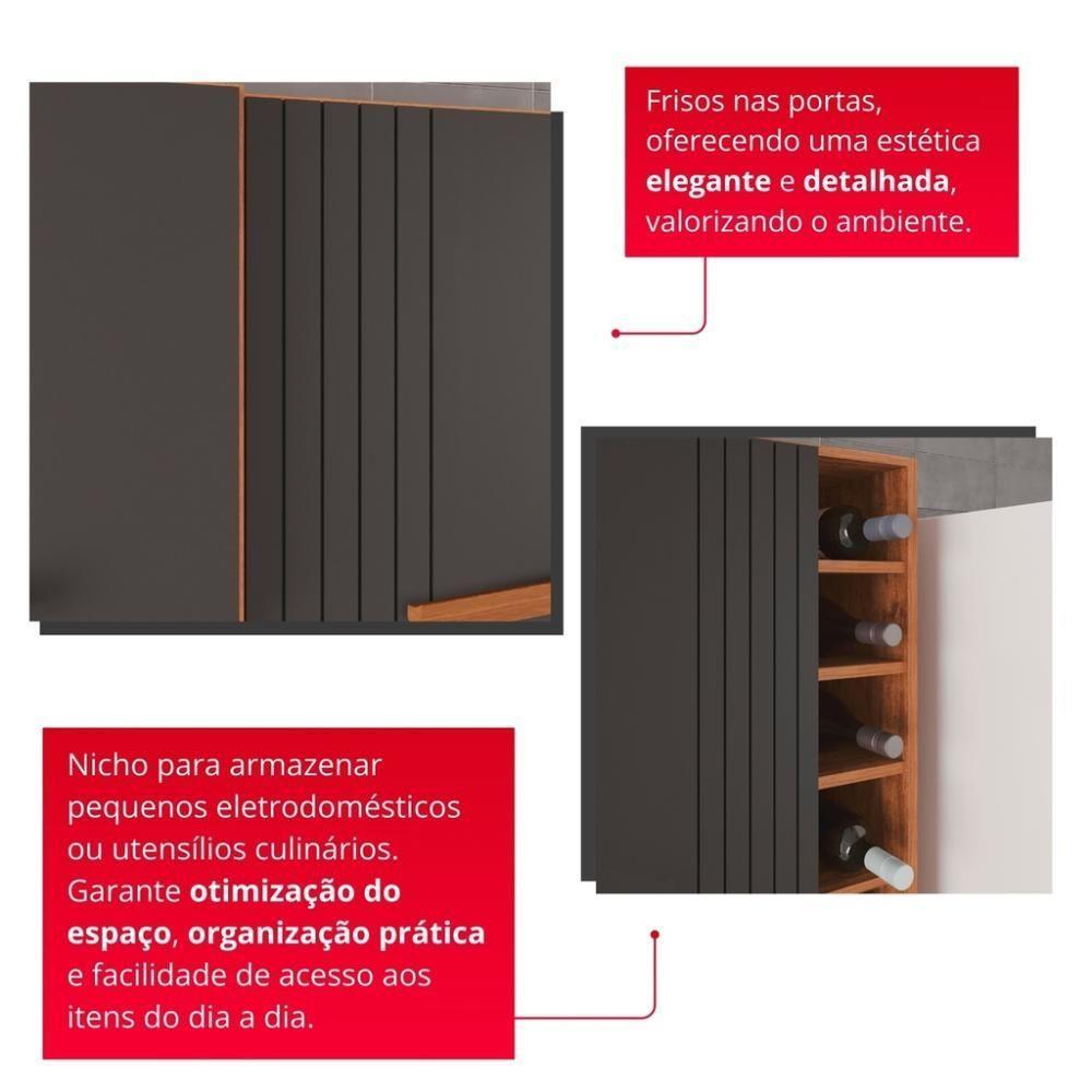 Cozinha 6 Portas 2 Gavetas ágata - 7