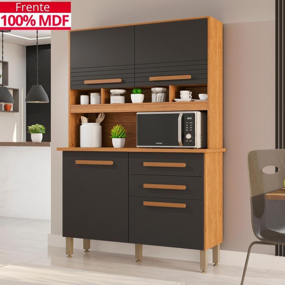 Cozinha 4 Portas 2 Gavetas Sara Frison - 2