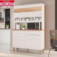 Cozinha 4 Portas 2 Gavetas Sara Frison Com Espelhos