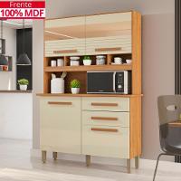 Cozinha 4 Portas 2 Gavetas Sara Frison Com Espelhos - 2