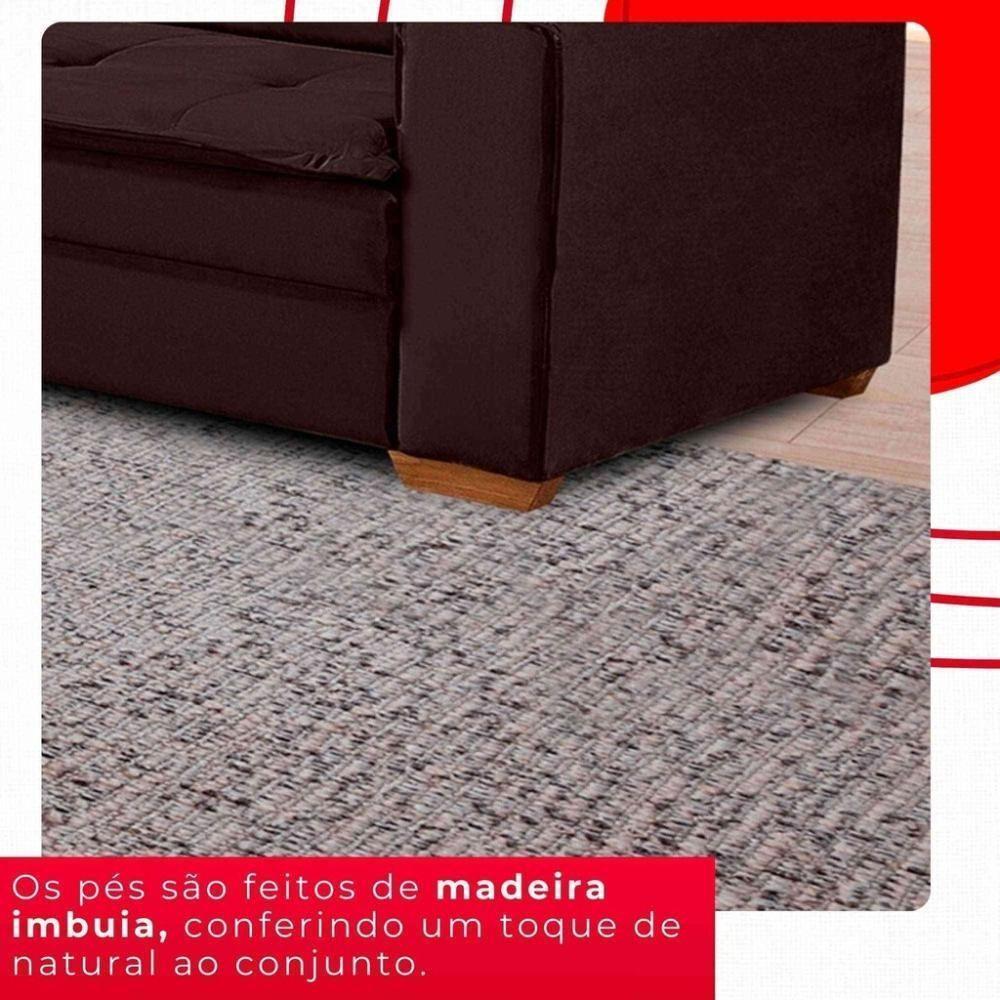 Conjunto De Sofás De 02 E 03 Lugares Unique - 10