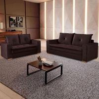 Conjunto De Sofás De 02 E 03 Lugares Unique - 3