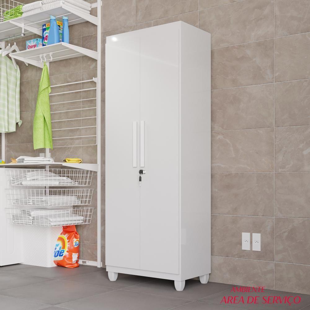 Armário Multiuso Master Com Chave E Pés 175cm - 2