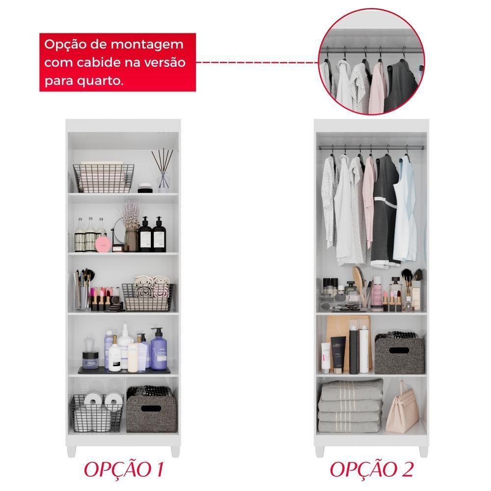 Armário Multiuso Master Com Chave E Pés 175cm - 5