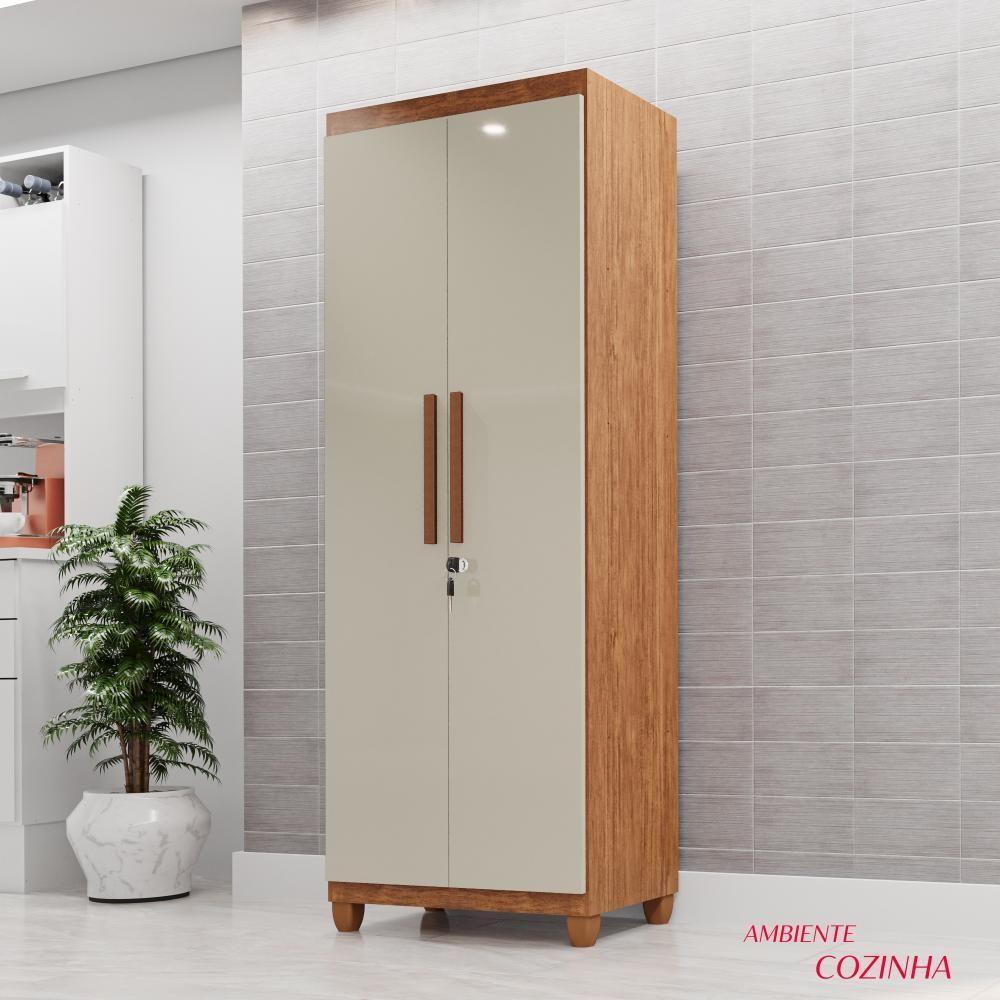 Armário Multiuso Master Com Chave E Pés 175cm - 4