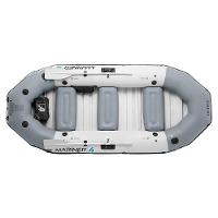 Bote Inflável Mariner 4 C/ Par Remos Bomba Capota Teto Removível Intex - 3