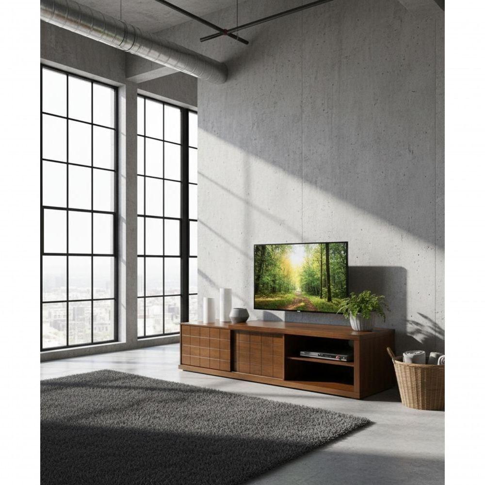 Rack 1,40 X 55 X 50 - Madeira Maciça - Móveis De Gramado - Castanho - 1