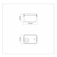 Pote Organizador De Geladeira 0,9l Organizzare Com Controle De Umidade Tramontina 61820-090