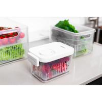 Pote Organizador De Geladeira 0,9l Organizzare Com Controle De Umidade Tramontina 61820-090 - 9