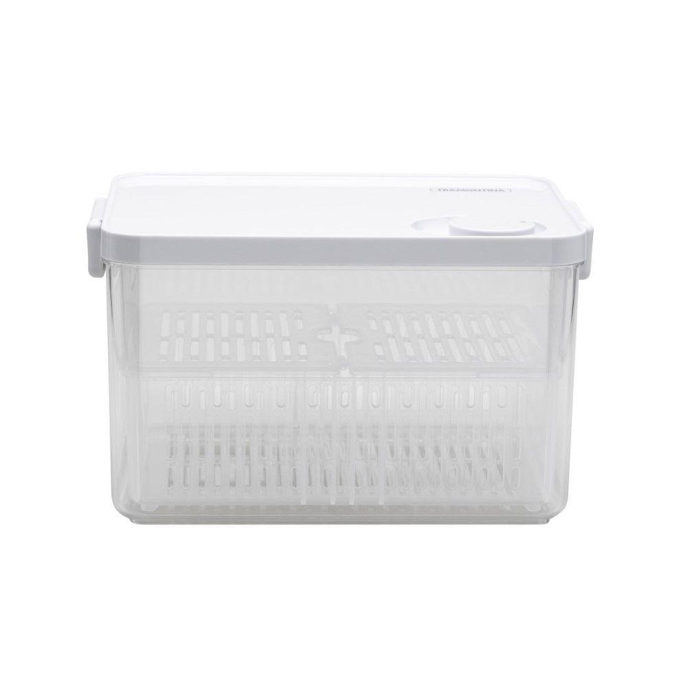 Pote Organizador De Geladeira 2,8l Organizzare Com Controle De Umidade Tramontina 61820-280 - 1