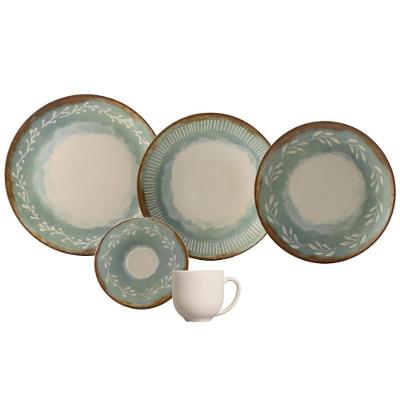 Aparelho De Jantar 30 Peças New Mediterrâneo Porto Brasil