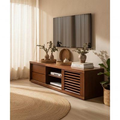 Rack Veneziana 1,80 X 55 X 54 - Madeira Maciça - Móveis De Gramado - Castanho