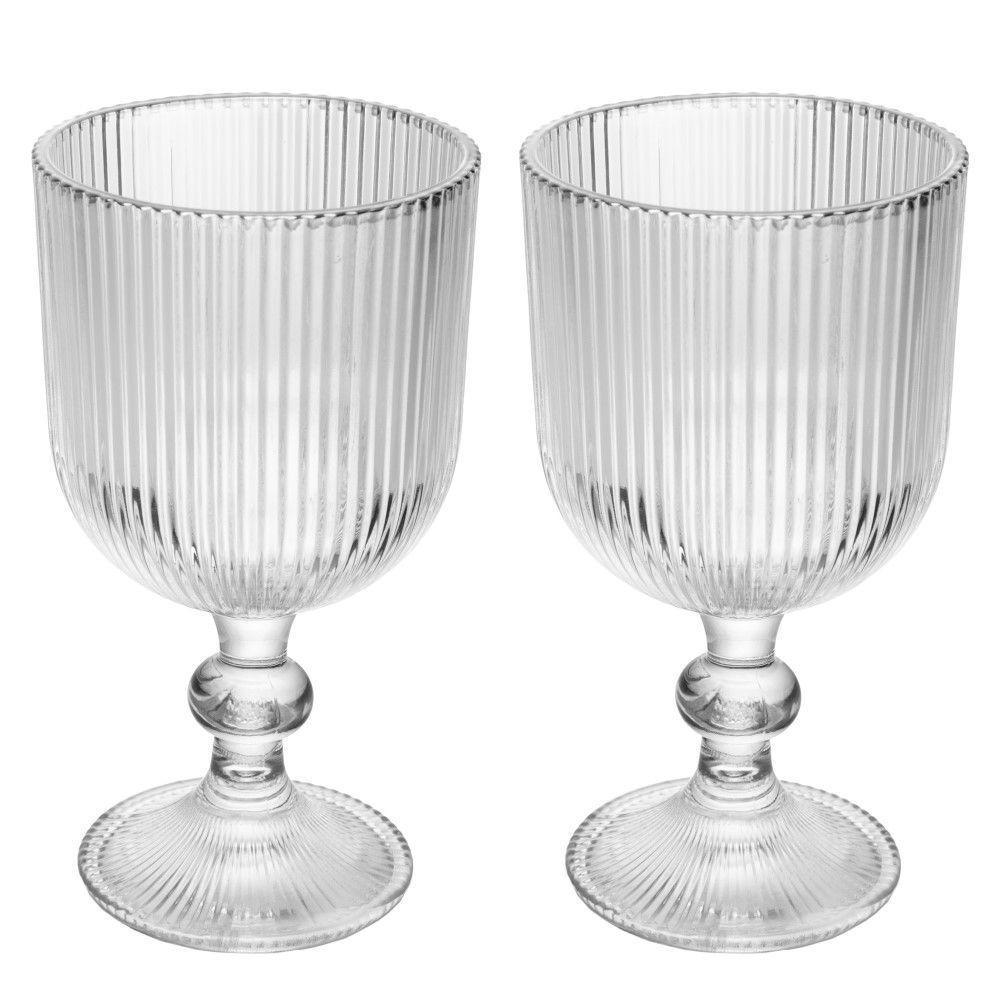 Conjunto 2 Taças De Vidro 380 Ml Lines Wolff - 1