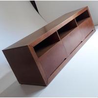 Rack Raízes 1,70 X 55 X 50 - Madeira Maciça - Móveis De Gramado - Castanho - 2