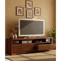 Rack Pantanal 1,50 X 55 X 50 - 02 Gavetão - Madeira Maciça - Móveis De Gramado - Castanho - 2