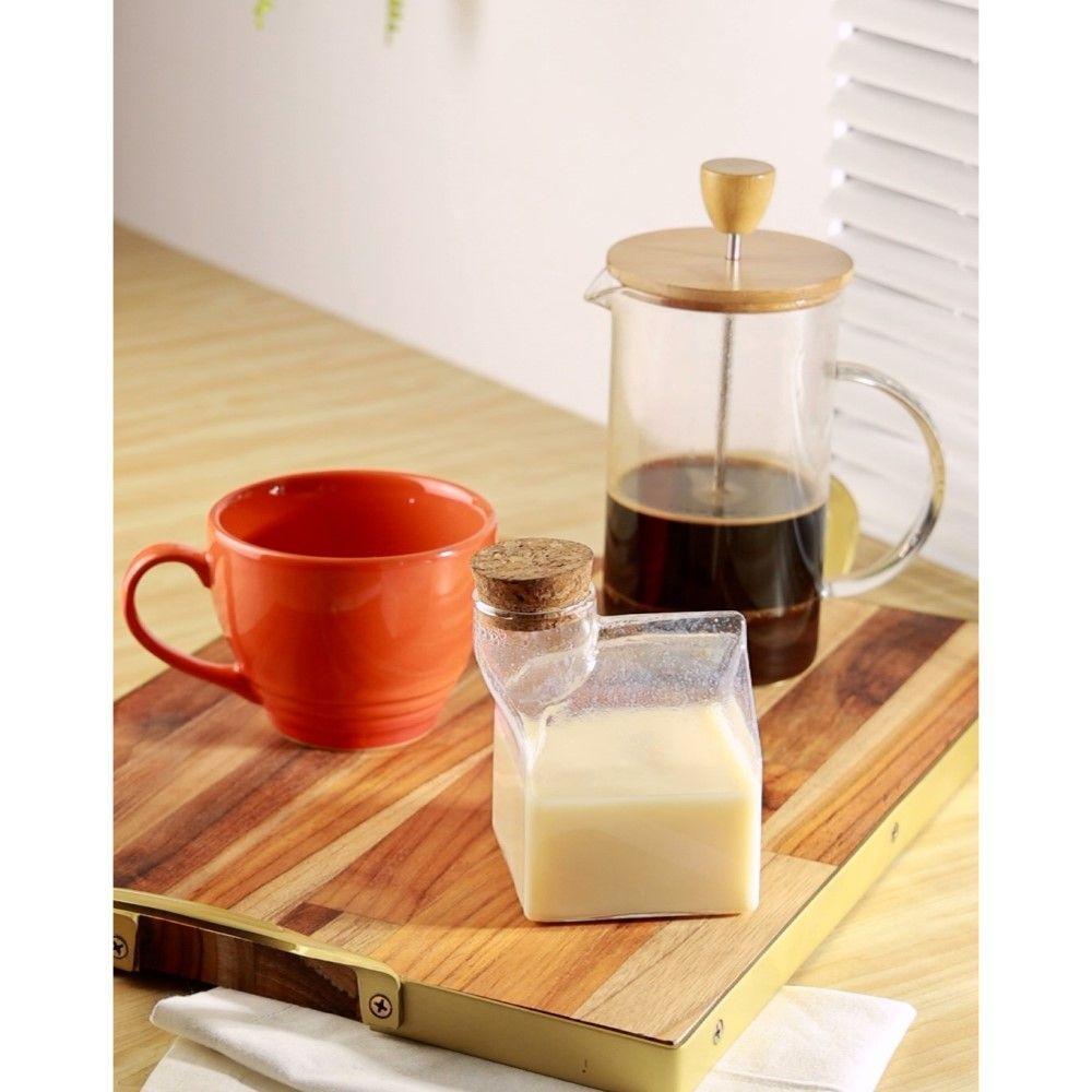 Cafeteira Francesa 600 Ml Em Vidro E Tampa De Bambu Wolff - 3