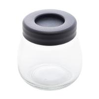 Moedor De Café Em Aço Inox Com Porta Pó Extra De Vidro Preto Lyor - 3