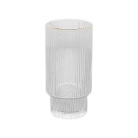 Conjunto 2 Copos Altos De Cristal Com Fio De Ouro 400 Ml Lines Wolff - 2