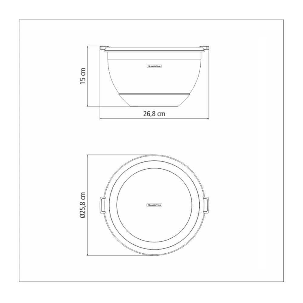 Pote Cucina 5l Em Aço Inox Tramontina 61225-500 - 2
