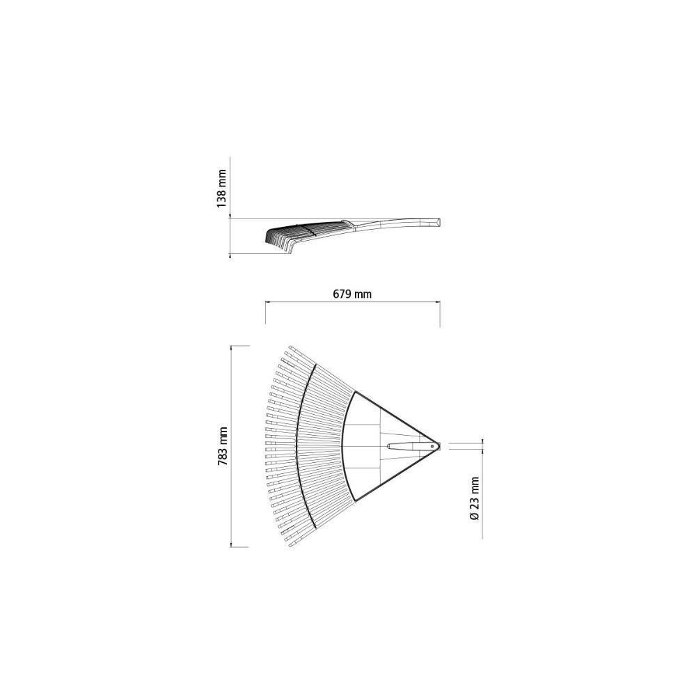 Vassoura Com 30 Dentes Tramontina Em Polipropileno Laranja Sem Cabo - 4