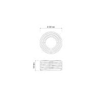 Mangueira 5-16 Polegada Tramontina Em Pvc Branca 1 Camadas 50 M - 1 Mm - 8