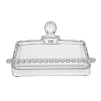 Manteigueira Cristal Com Tampa Pearl 17 X 10,5 X 10 Cm Wolff - 2