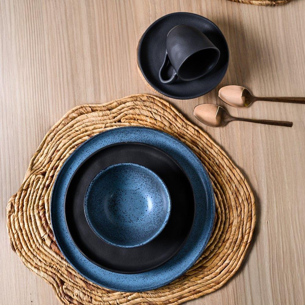 Aparelho De Jantar 30 Peças Night Sky + Preto Matte Porto Brasil - 2