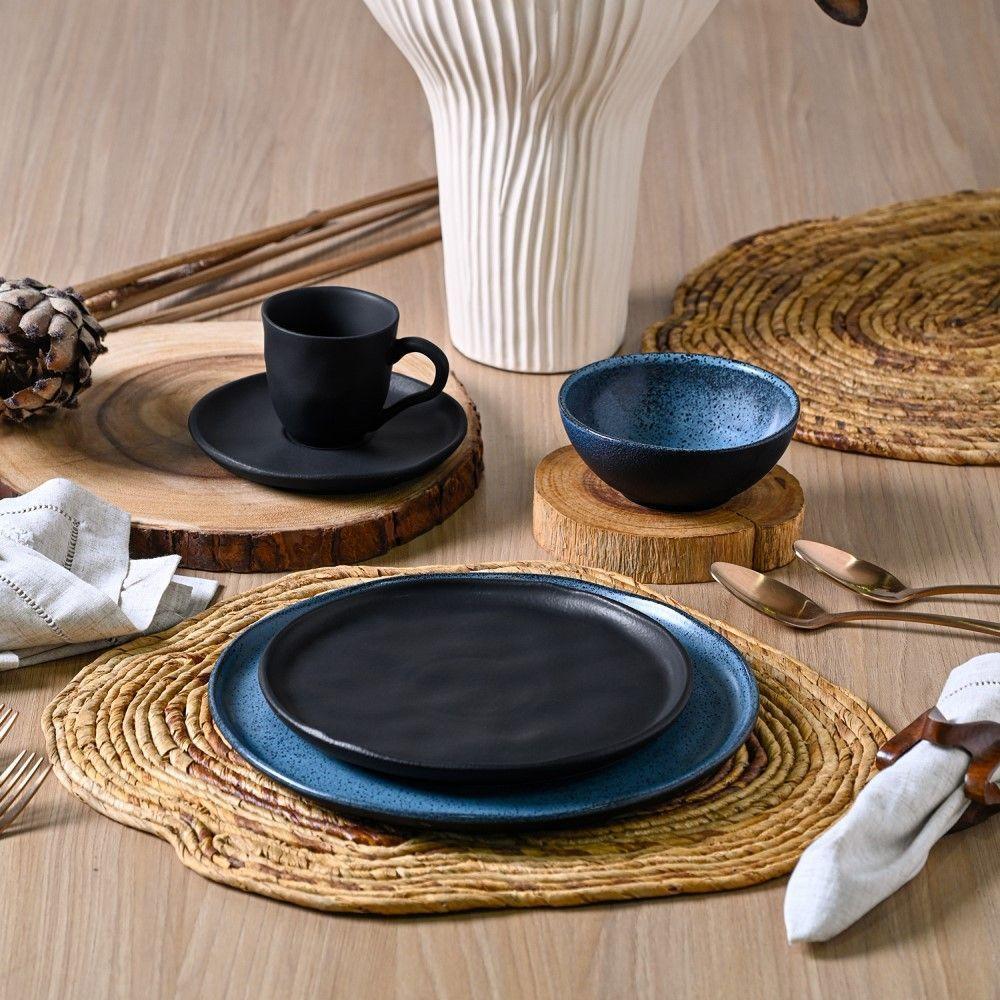 Aparelho De Jantar 30 Peças Night Sky + Preto Matte Porto Brasil - 4