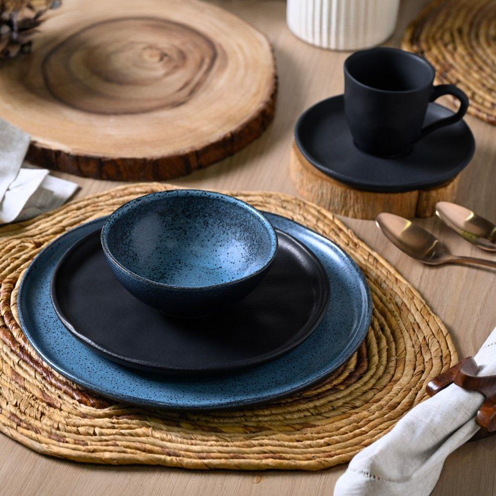 Aparelho De Jantar 30 Peças Night Sky + Preto Matte Porto Brasil - 8